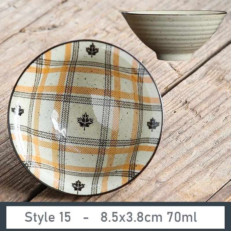 1 PCS Antique Plant Ash Porcelain Teacup Travel Ceramic Tea Bowl Anti Scaling Handmade Cone Cup Retro Meditation Cup Teaset 70ml